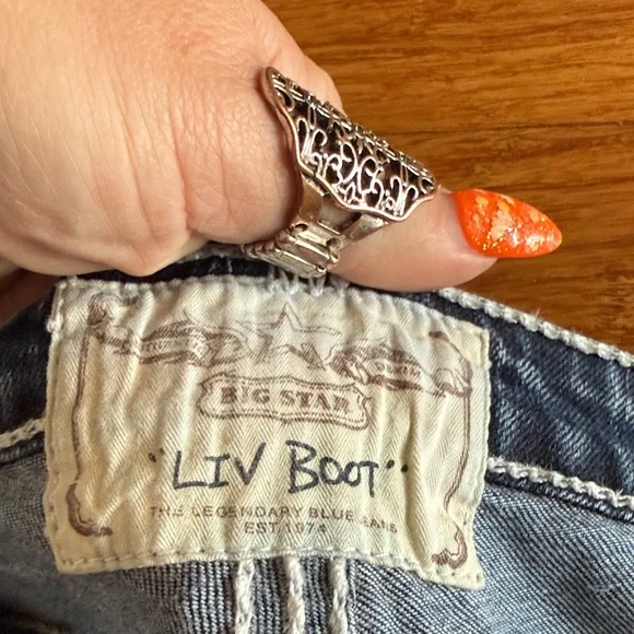 Big Star Women's Blue Boot Cut Jeans - Picture 2 of 10